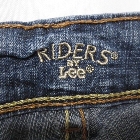 RIDERS by LEE womens JEANS blue EMBROIDERED western DENIM SIZE 38X28 - Picture 5 of 9